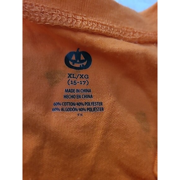 Halloween All Over Ghost Haunted House Lantern Top Womens Juniors Size 15/17 - Picture 9 of 9